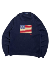 PREMIUIM Ralph Lauren USA FLAG Kniteed Crewneck (XL)