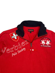 La Martina Verbier Polo Society 1/4 Quarter Zip Up (S-M)