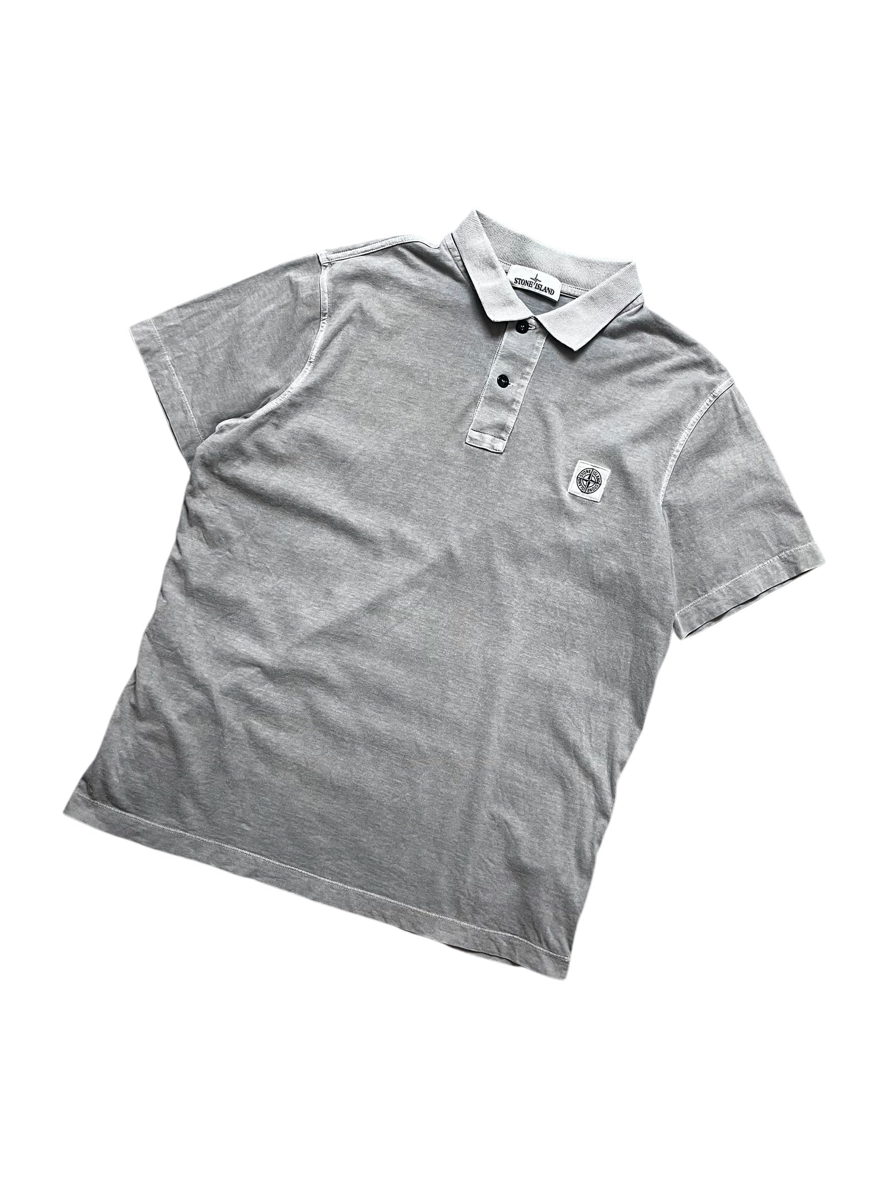 Stone Island Grey Poloshirt (XL)