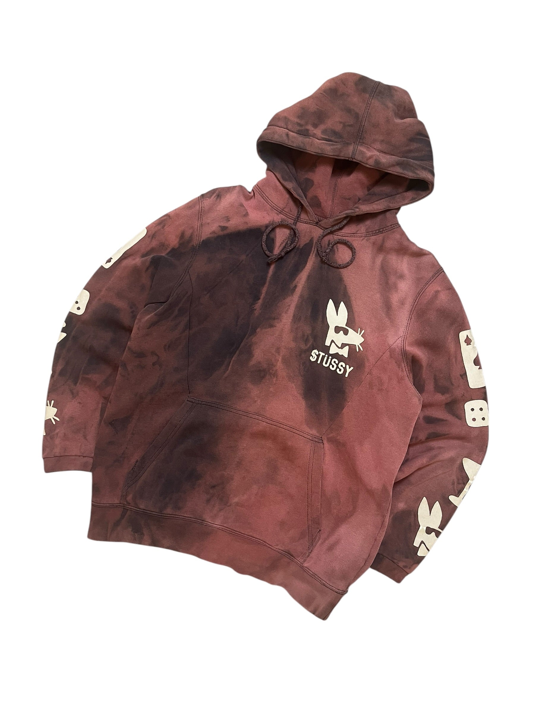 Stüssy "Stay Paid Stüssy Crew" Washed Hoodie (S)