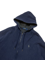 Polo Ralph Lauren Navy Full Zip Up Hoodie (L)