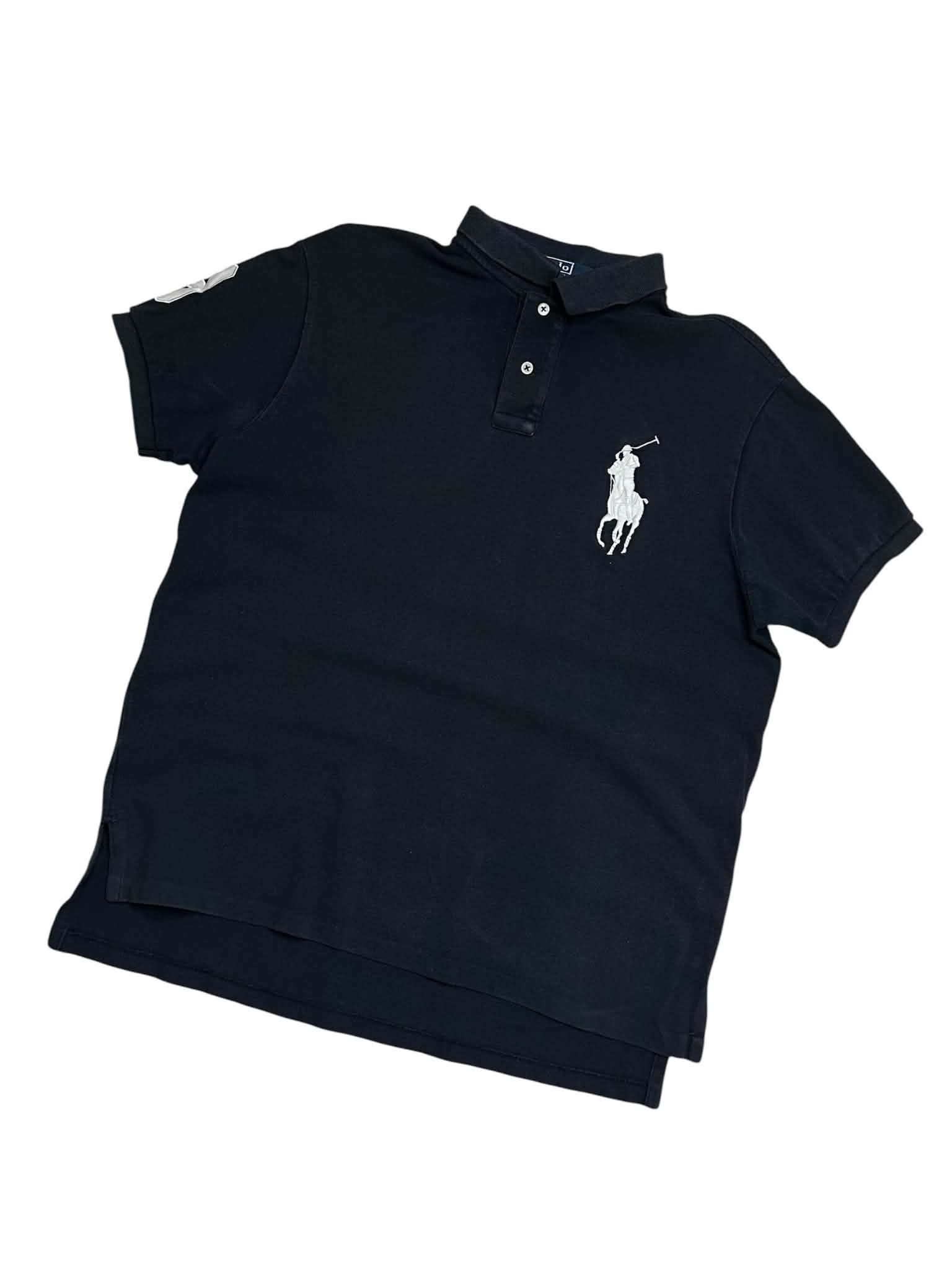Polo Ralph Lauren Black Bigpony Poloshirt (L)
