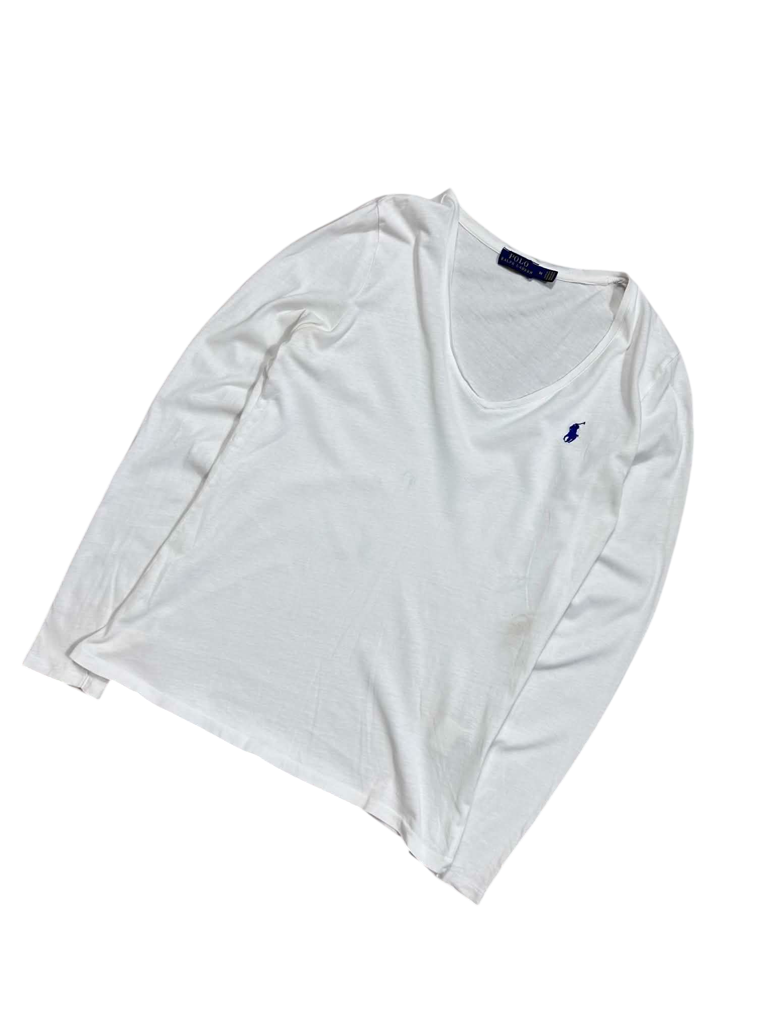 Polo Ralph Lauren V-Neck Longsleeve (Women M, Men XS)