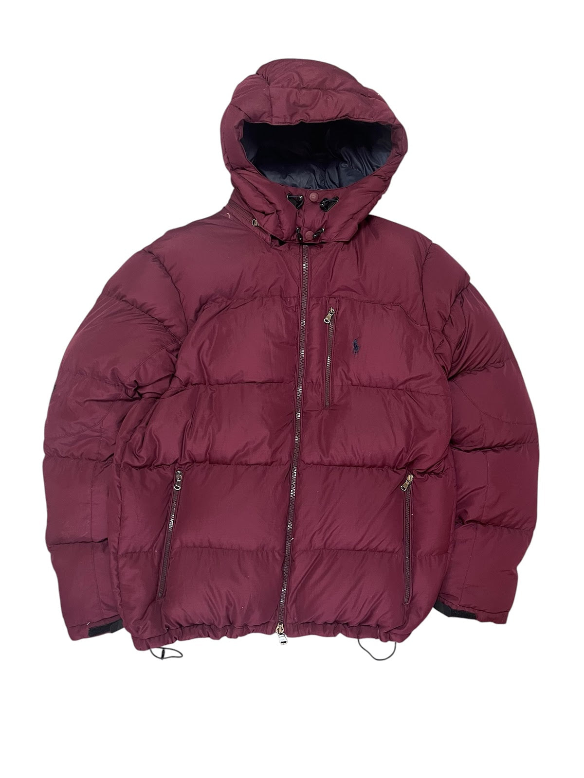 Bordó puffer jacket