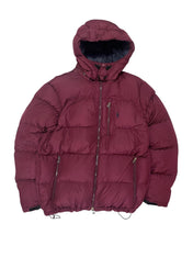 Bordó puffer jacket