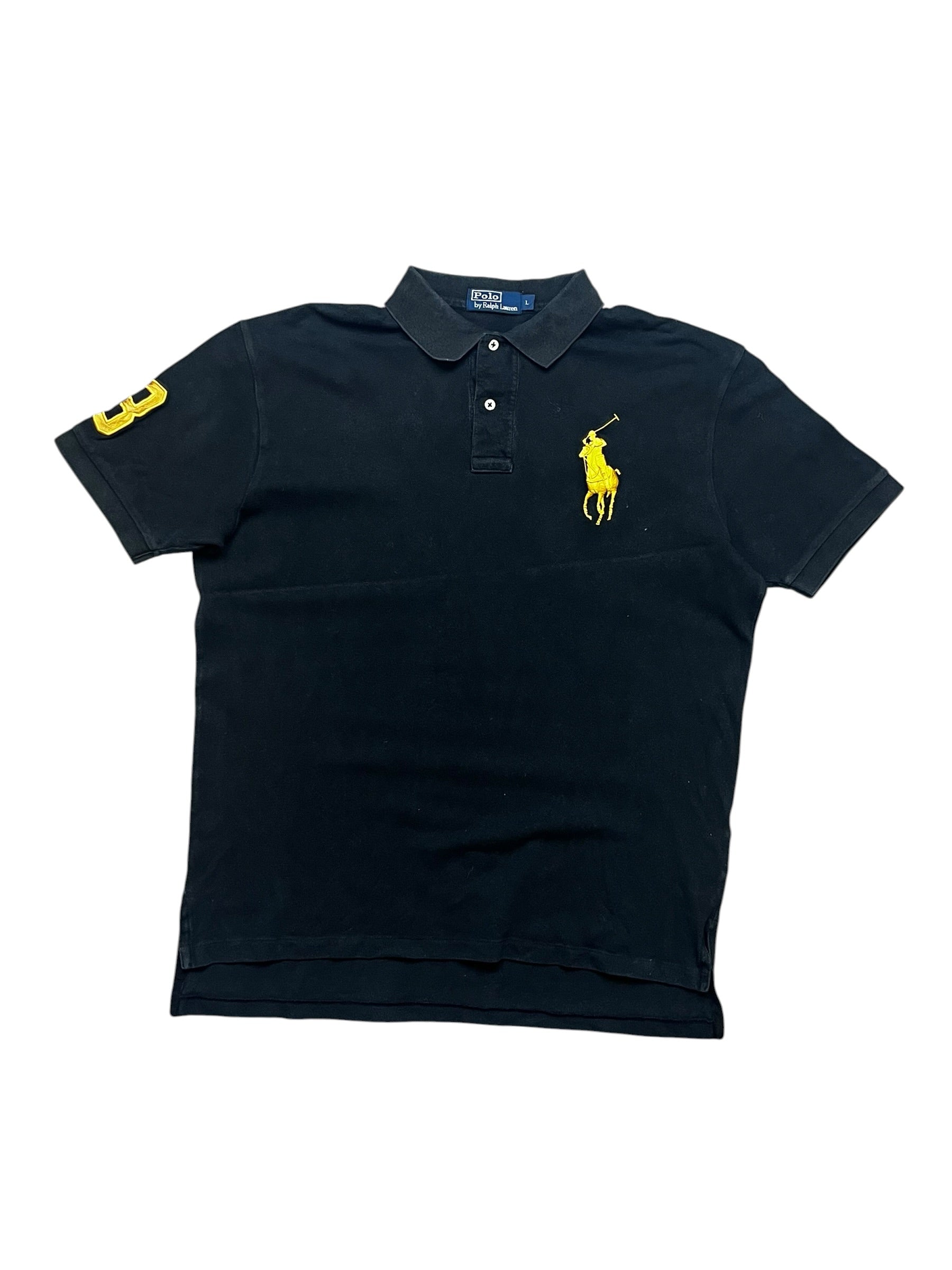 Polo Ralph Lauren Black Bigpony #3 Poloshirt (L)