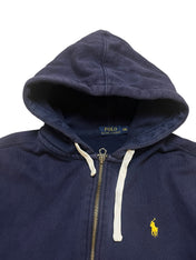 Polo Ralph Lauren Navy Full Zip Up Hoodie (XXL)
