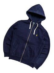 Polo Ralph Lauren Navy Full Zip Up Hoodie (M)