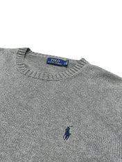 Polo Ralph Lauren Grey Knitted Crewneck (L)