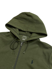 Polo Ralph Lauren Olive Full Zip Up Hoodie (S)