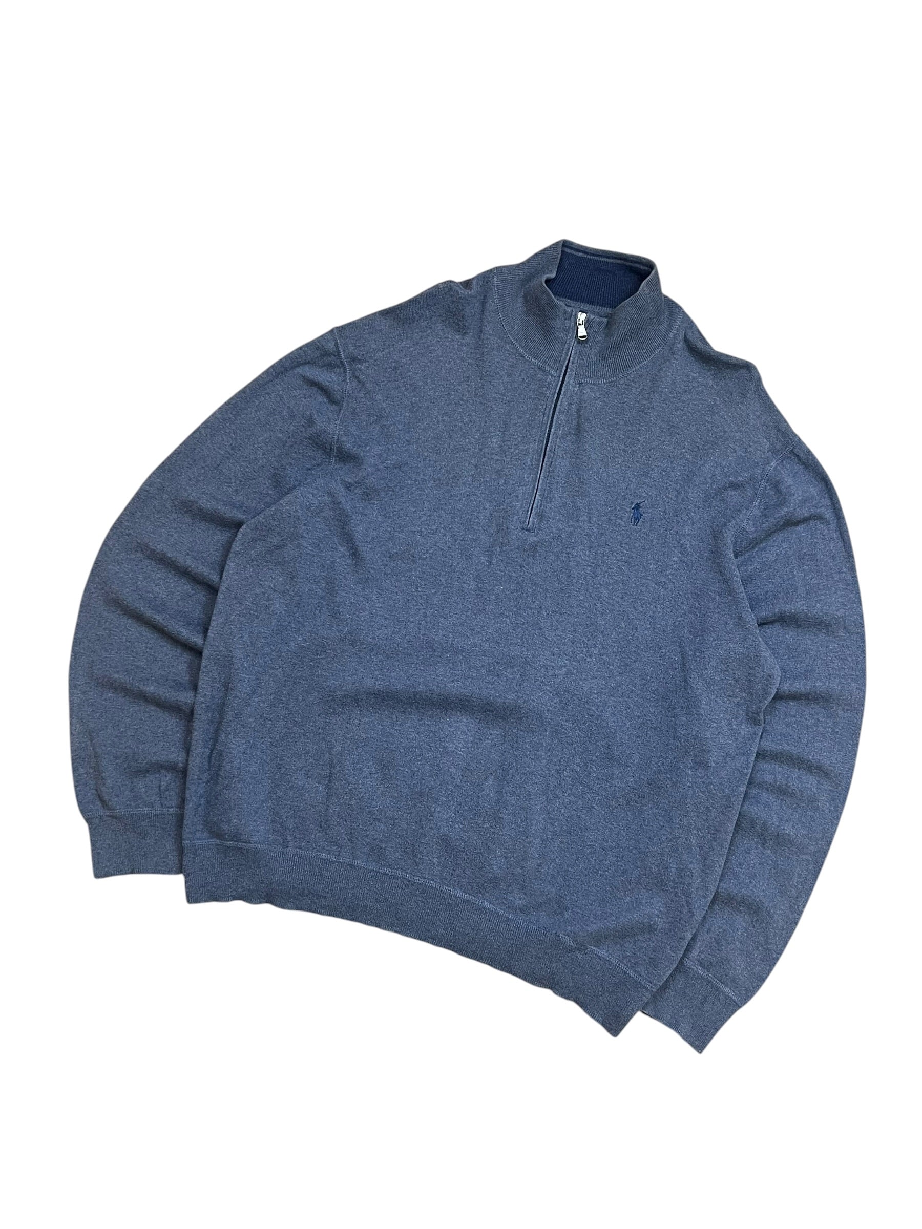 Polo Ralph Lauren Quarter Zip Knit Pulover (XL)