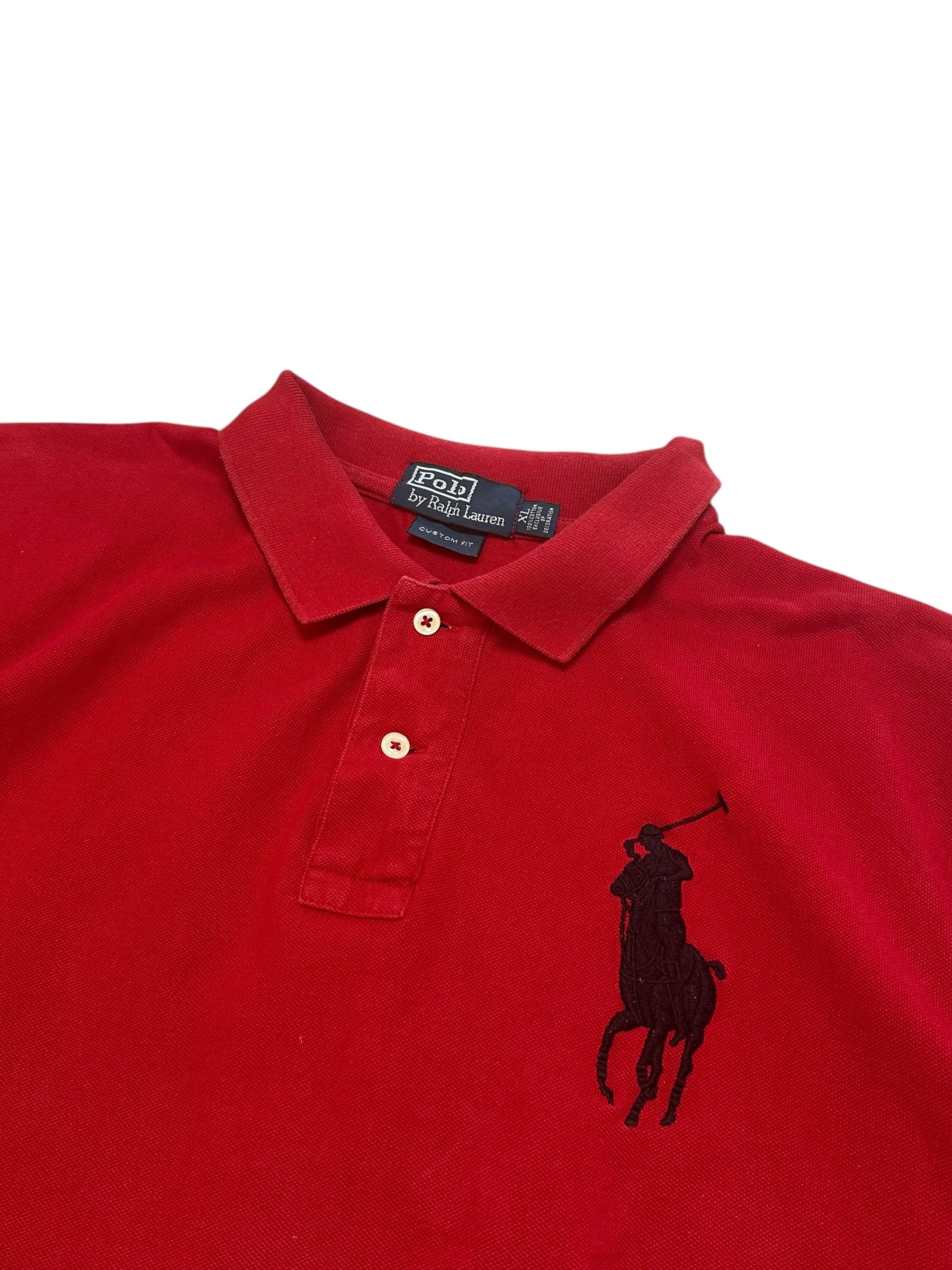 Polo Ralph Lauren Red Bigpony Poloshirt (XL)