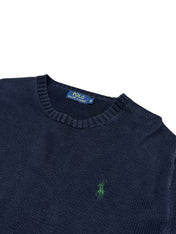 Polo Ralph Lauren Navy Knitted Crewneck (M)