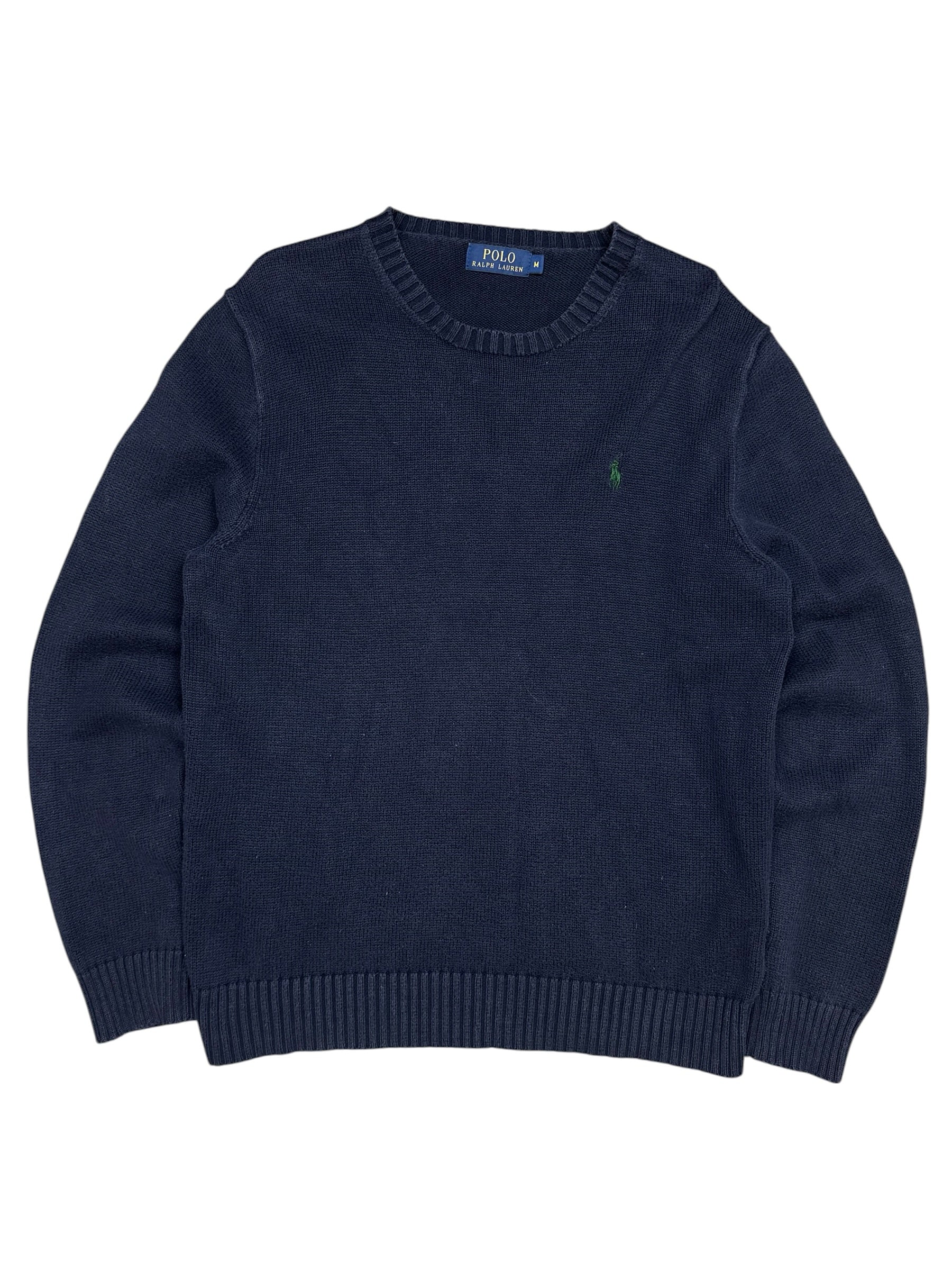 Polo Ralph Lauren Navy Knitted Crewneck (M)