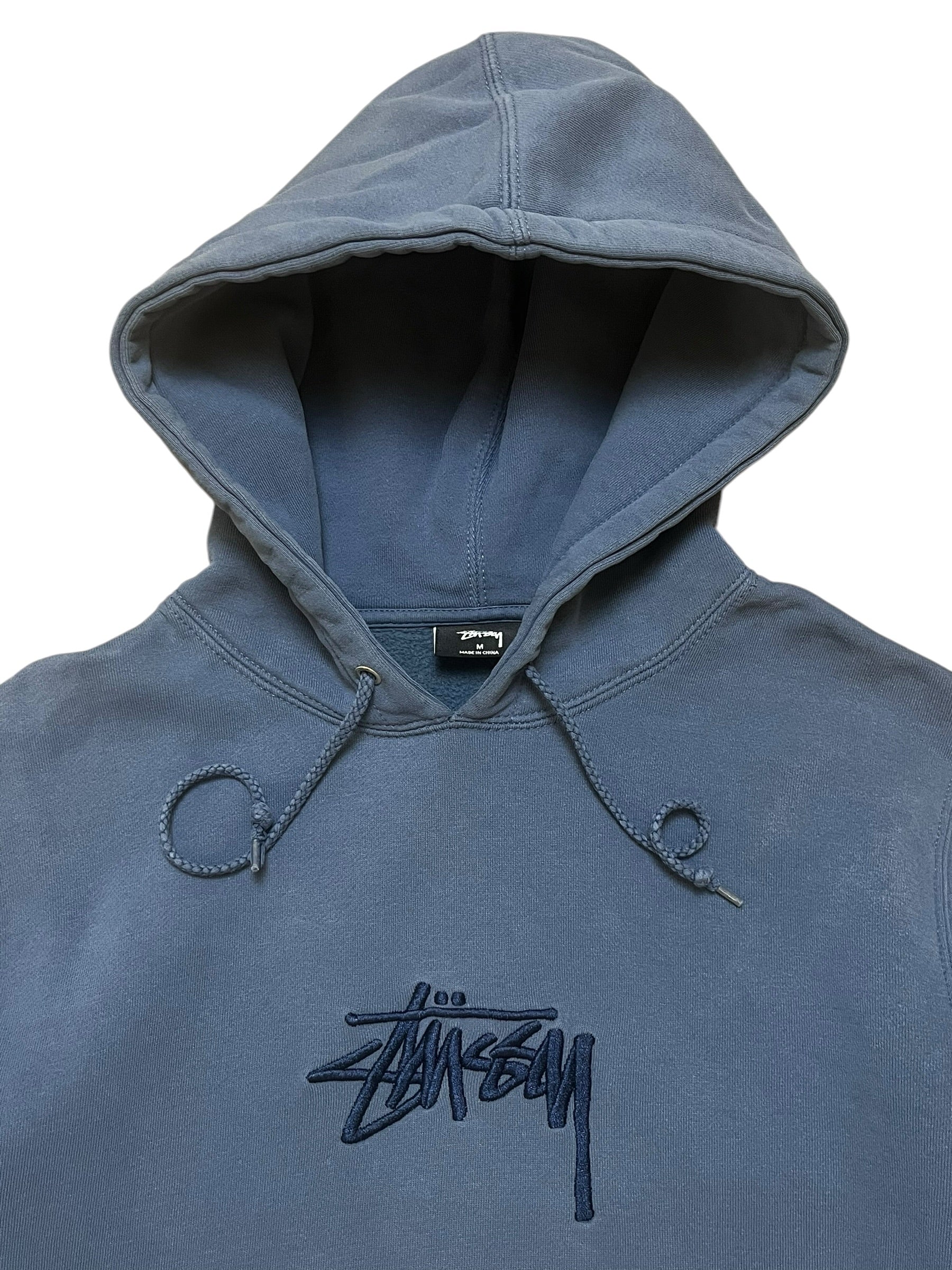 Stüssy Blue Logo Hoodie (M)