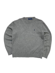 Polo Ralph Lauren Grey Knitted Crewneck (L)