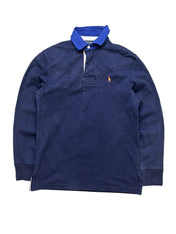 Polo Ralph Lauren Navy Rugby Longsleeve (M)