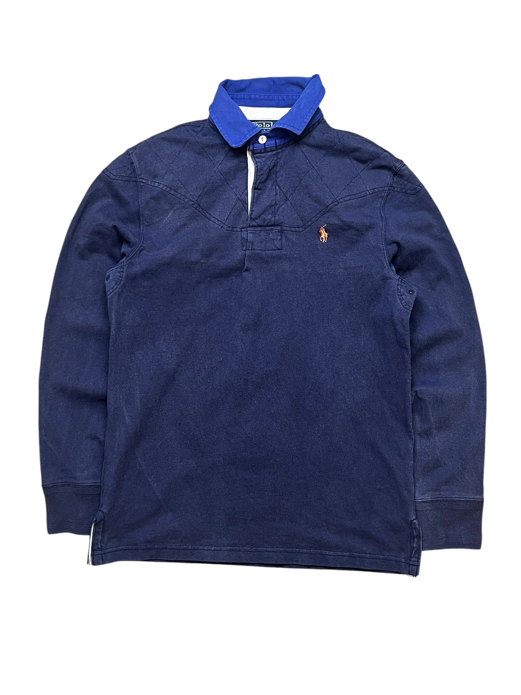Polo Ralph Lauren Navy Rugby Longsleeve (M)