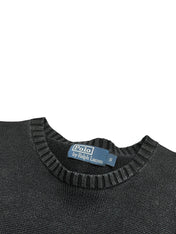 Polo Ralph Lauren Vintage Black Knitted Crewneck (S)