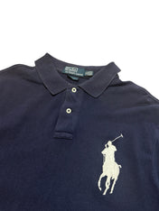 Polo Ralph Lauren Vintage Navy Bigpony Poloshirt (L)