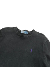 Polo Ralph Lauren Vintage Black Knitted Crewneck (S)