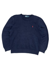 Polo Ralph Lauren Vintage Navy Knitted Crewneck (L)