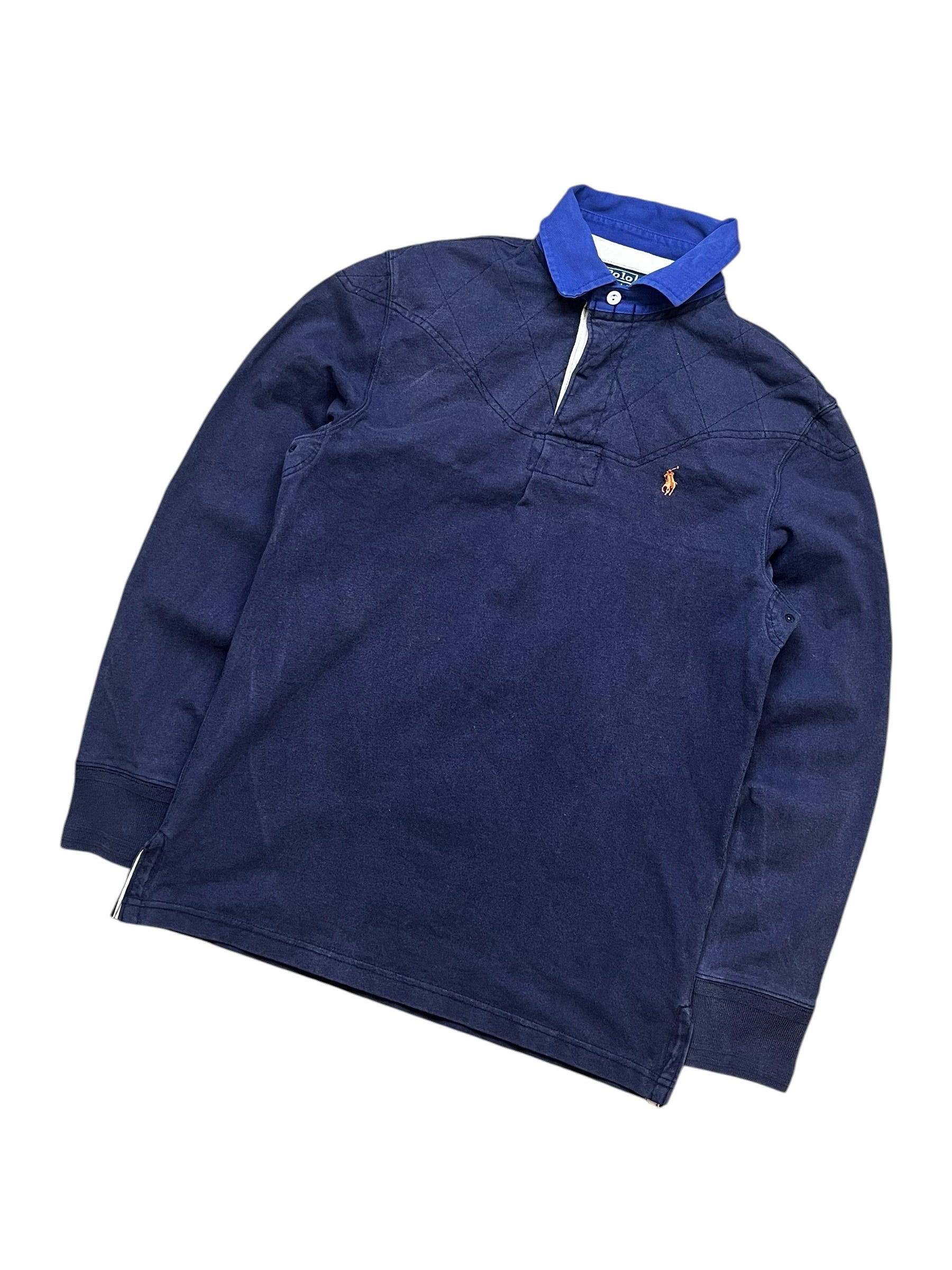 Polo Ralph Lauren Navy Rugby Longsleeve (M)