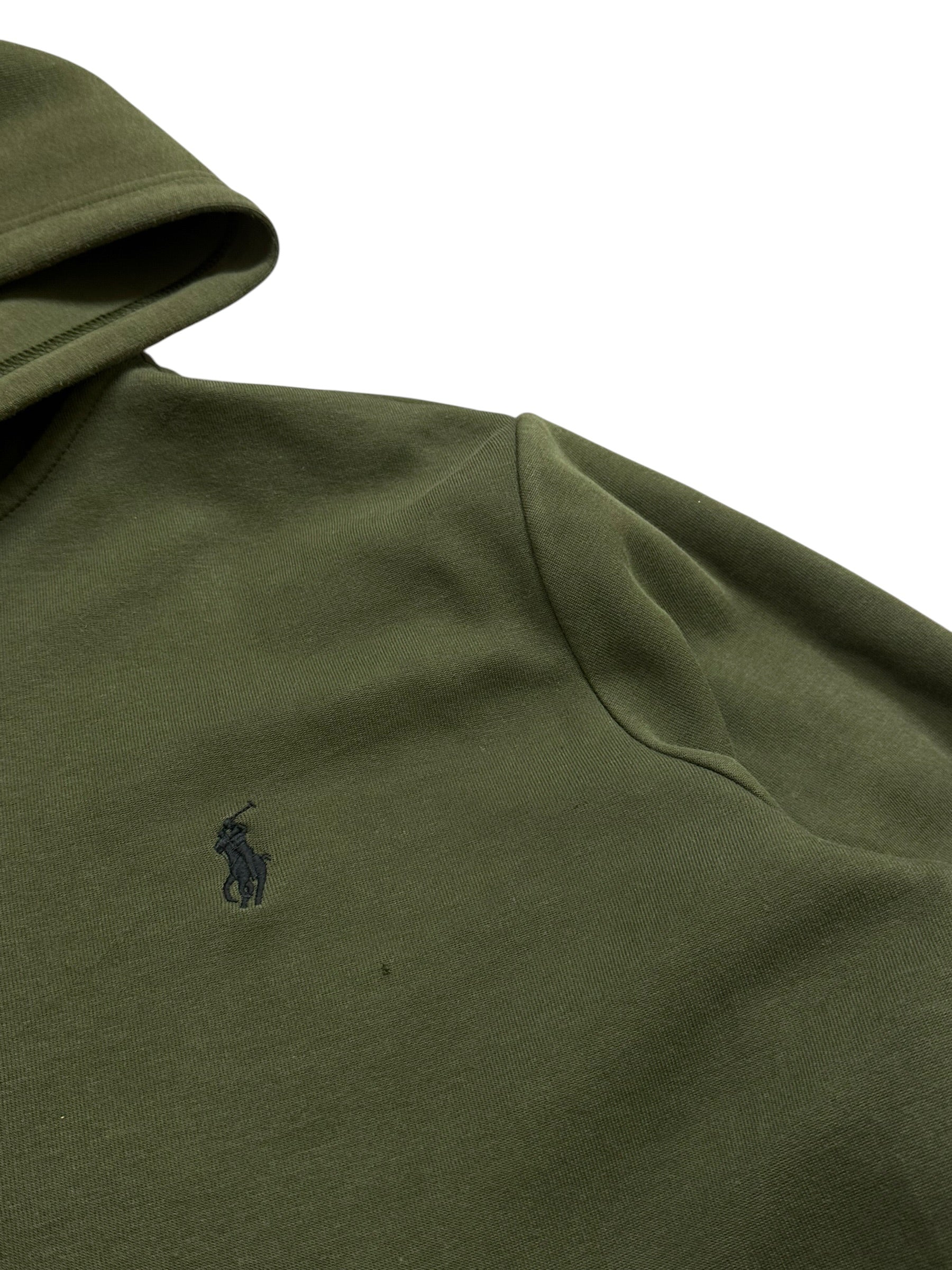 Polo Ralph Lauren Olive Full Zip Up Hoodie (S)