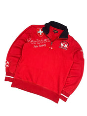 La Martina Verbier Polo Society 1/4 Quarter Zip Up (S-M)