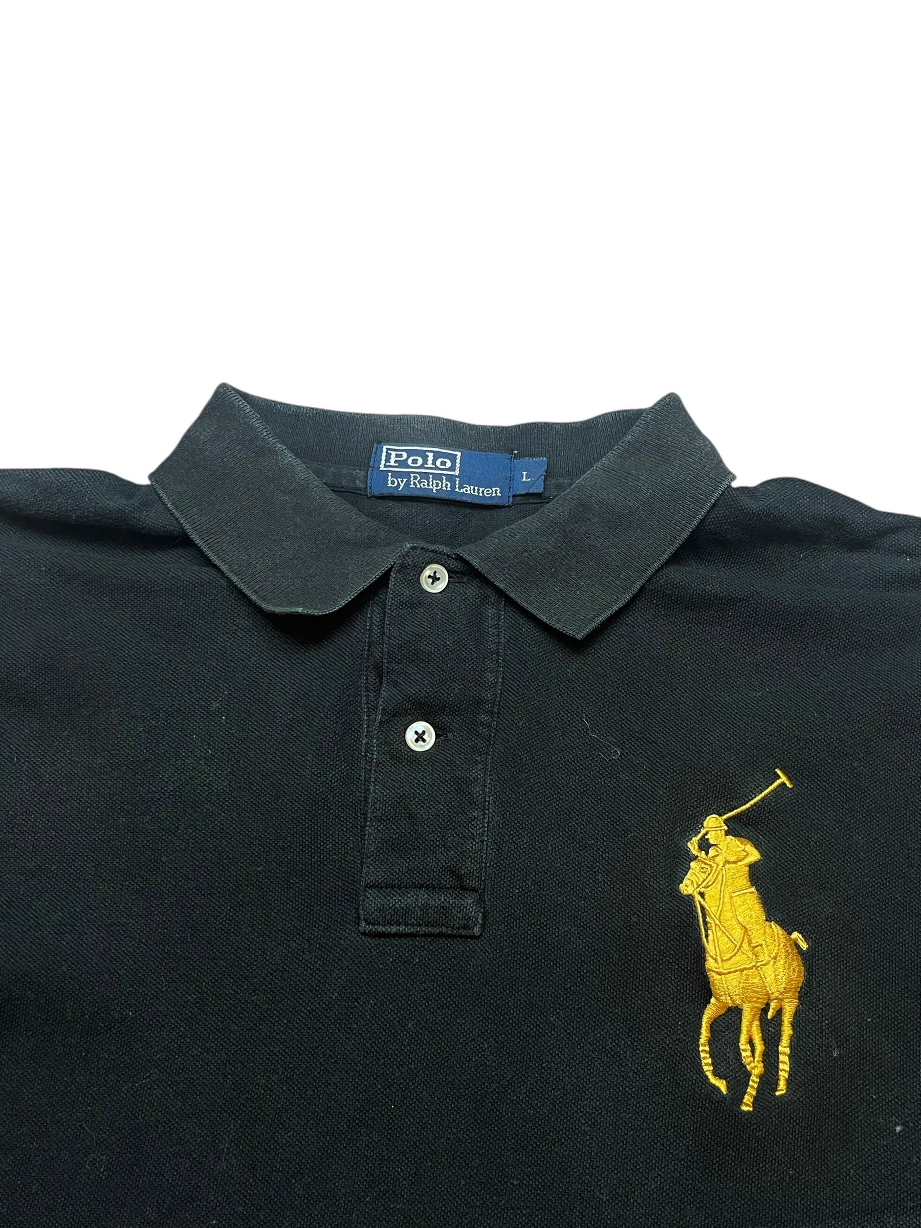 Polo Ralph Lauren Black Bigpony #3 Poloshirt (L)