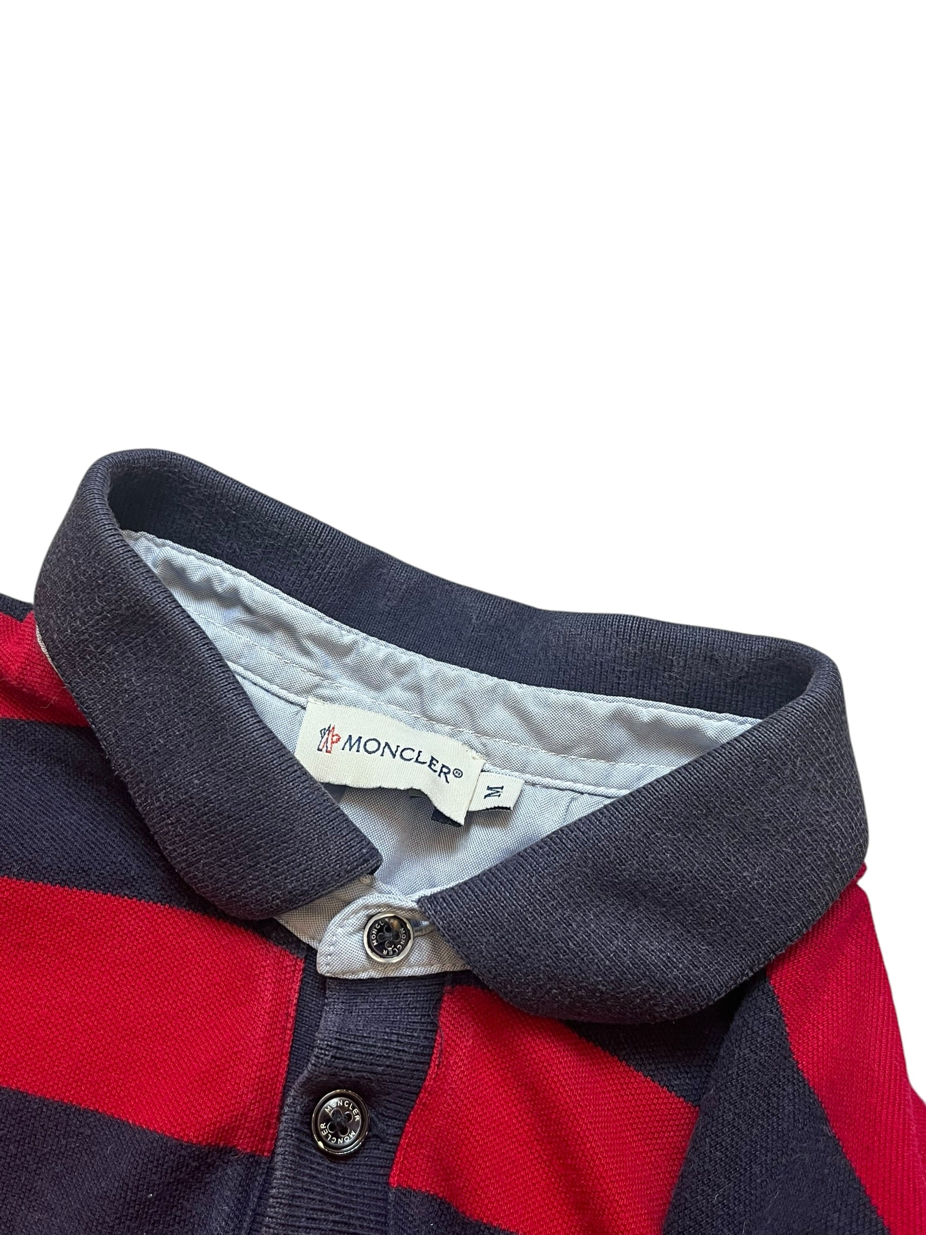 Moncler Striped Poloshirt (Women M - Men XS)