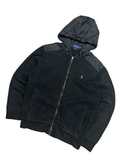 Polo Ralph Lauren Black Full Zip Up Hoodie (M)