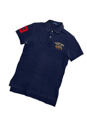 Polo Ralph Lauren Triple Pony Navy Poloshirt (S)