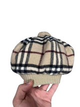 Vintage Beige Burberry Bonnet Hat