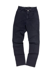 Férfi fekete vintage farmernadrág, magas derekú, streetwear stílus
