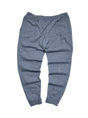 Szürke pamut streetwear melegítőnadrág, sportos fazon, hátsó zsebbel