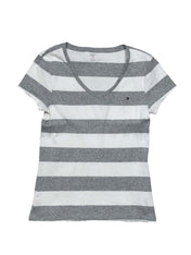 Tommy Hilfiger V-Neck T-Shirt (Women L - Men XS)