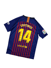Nike FC Barcelona 2018-19 Home Jersey Coutinho #14 (XS)