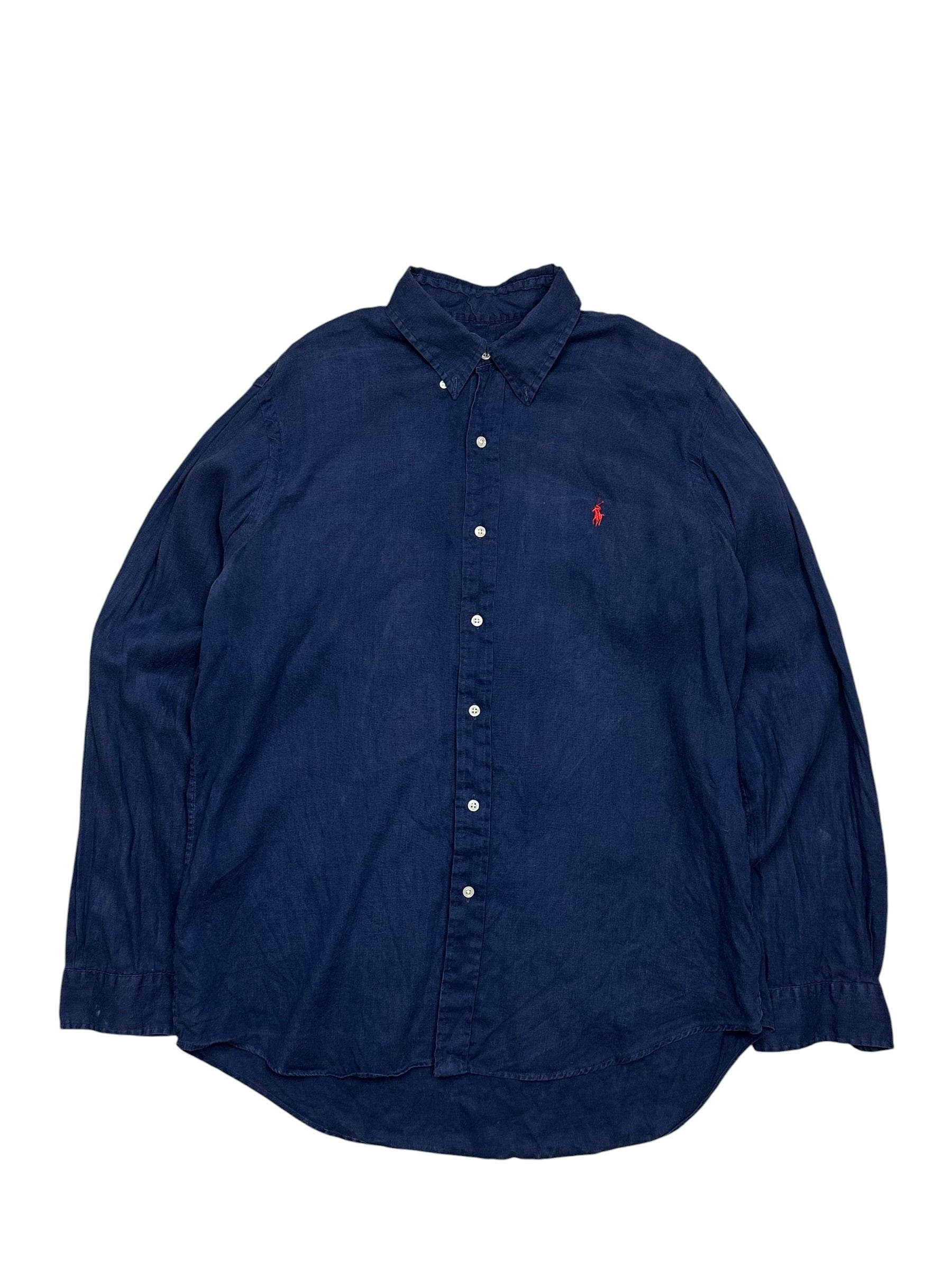 Ralph Lauren Classic Fit Navy Shirt (L)